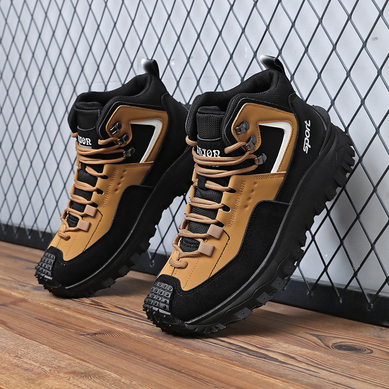 Men Shoes Trends - Men's Wide Width Hiking Shoes Non-Slip
