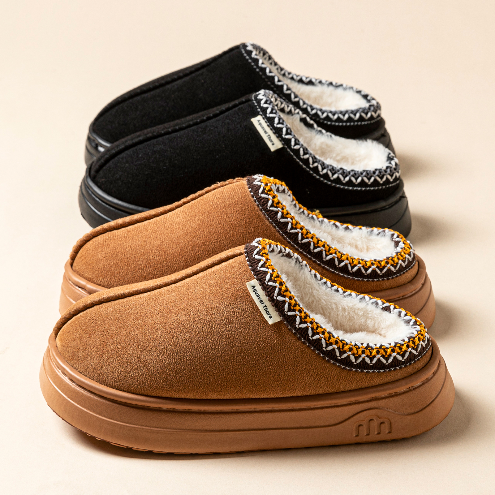 Men'S Shoes Comfort - Winter Anti-slip Women's Soft Slipper Boots