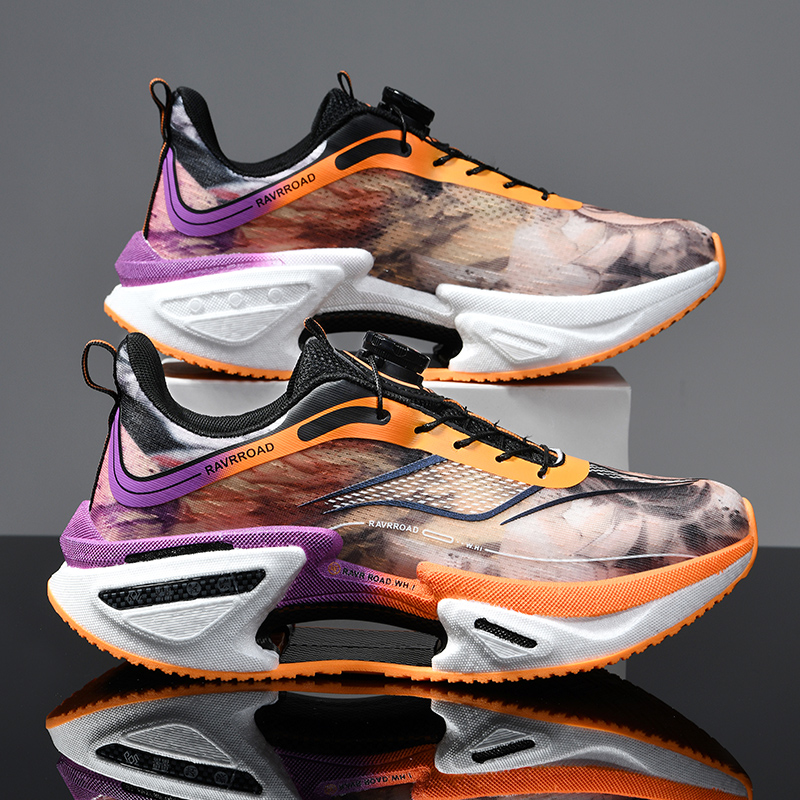 Men'S Shoes Professional - Elastic Speed Running Shoes for Men,