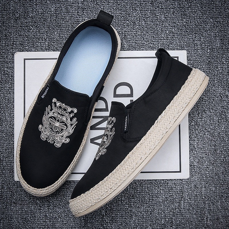 black Breathable shoes for man - Men'S Shoes Loafers Casual recension och pris