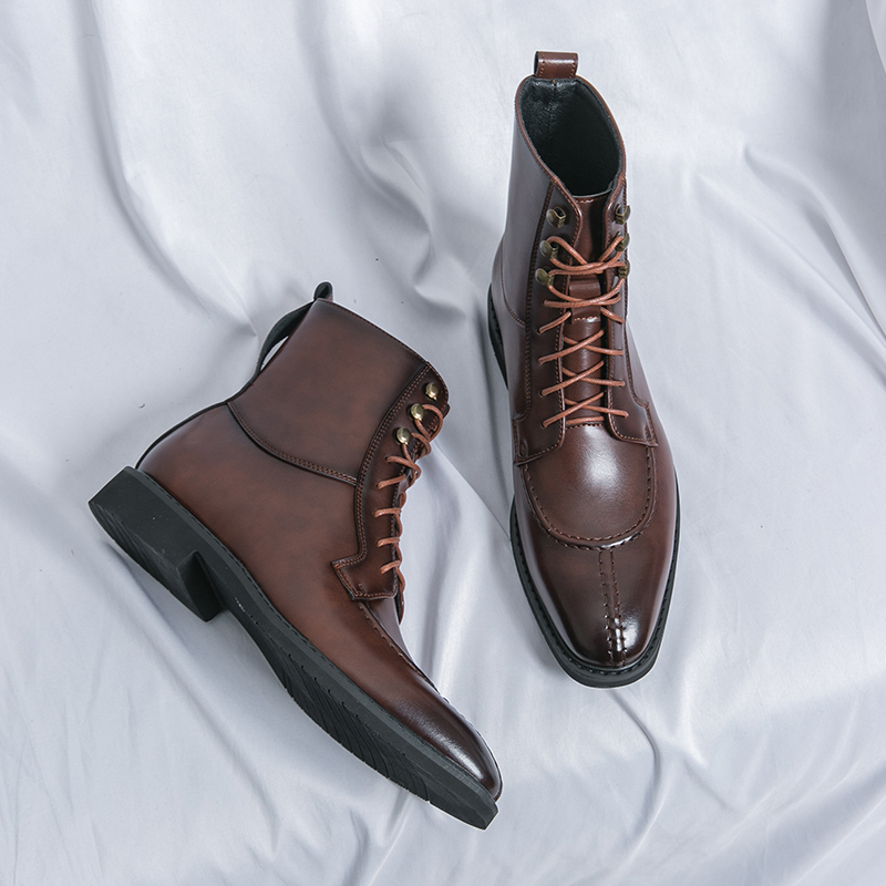2026 New Men's Pointed Brown B - Men Shoes Trends recension och pris