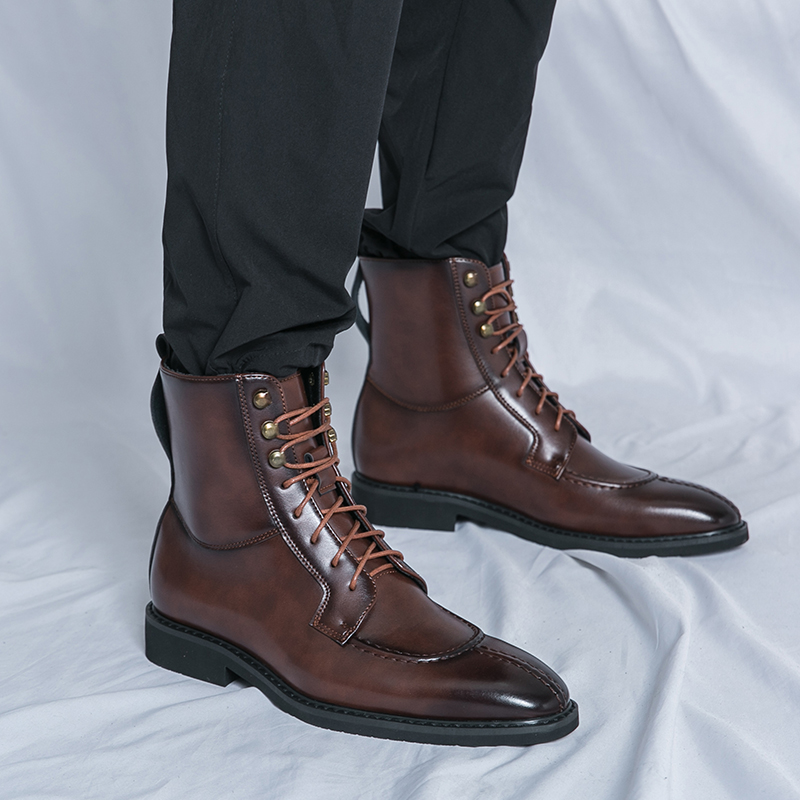 2026 New Men's Pointed Brown B - Men Shoes Trends recension och pris