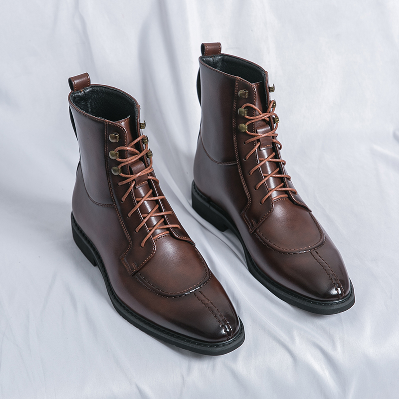 2026 New Men's Pointed Brown B - Men Shoes Trends recension och pris