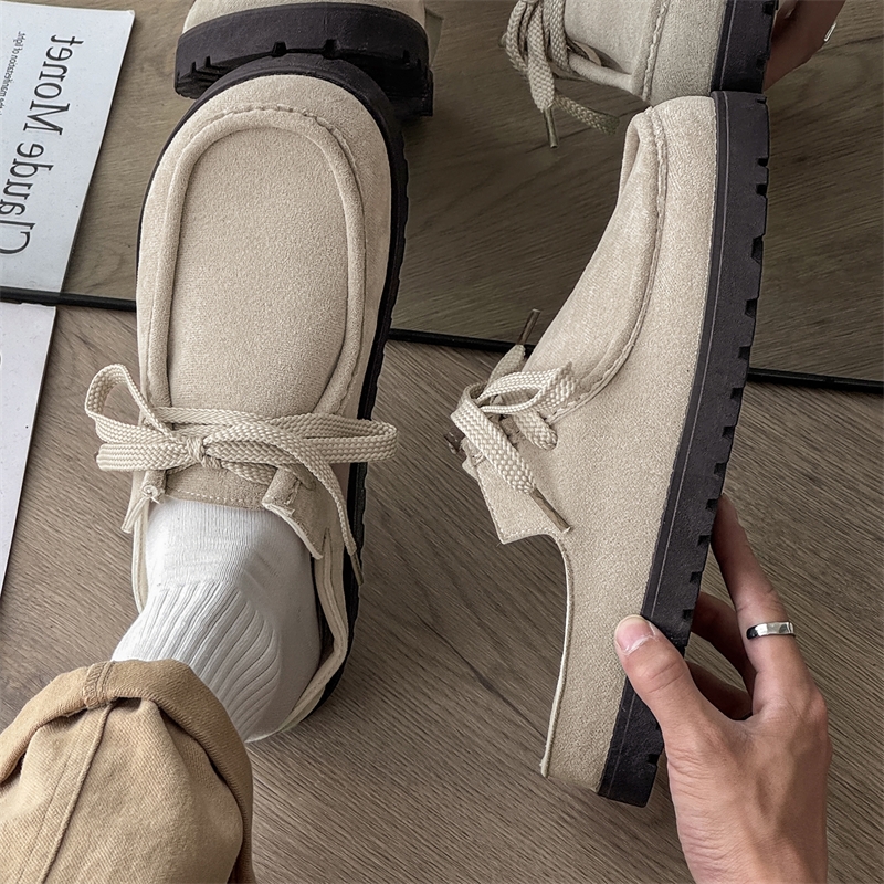 Fashion Men Half Slippers Sued - Men'S Shoes Loafers Casual recension och pris
