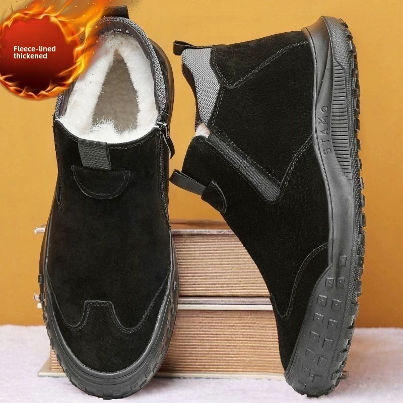 Winter Men's Shoes Plush Warm  - Men'S Shoes Loafers Casual recension och pris