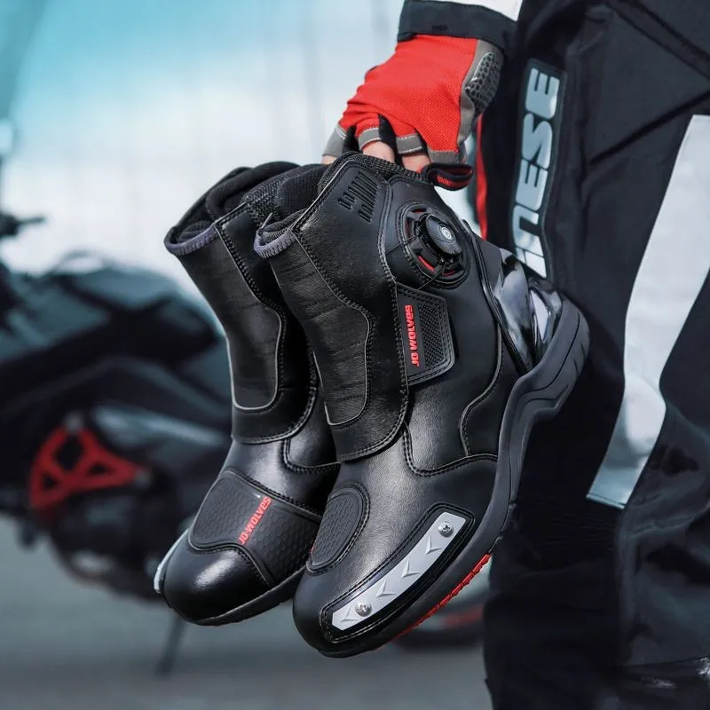 Men Motorcycle Boots Shoes Mic - Men'S Shoes Professional recension och pris