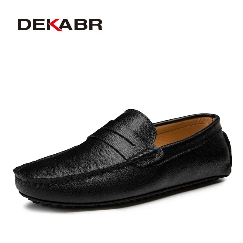 DEKABR Big Size 38~49 Men Loaf - Boat Shoe Leather recension och pris