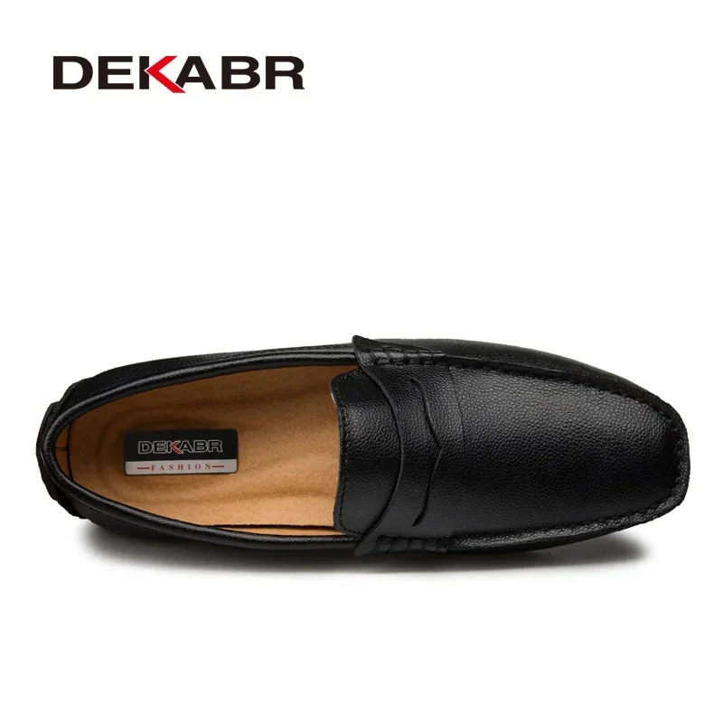 DEKABR Big Size 38~49 Men Loaf - Boat Shoe Leather recension och pris