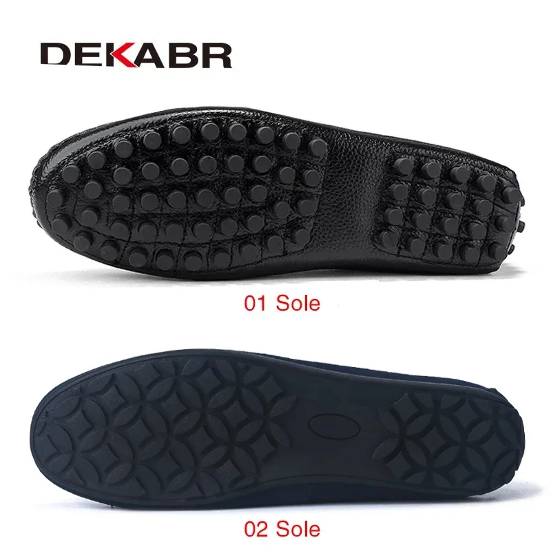 DEKABR Big Size 38~49 Men Loaf - Boat Shoe Leather recension och pris