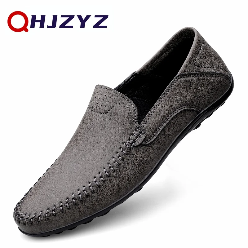 Men's Genuine Leather Loafers  - Boat Shoe Leather recension och pris