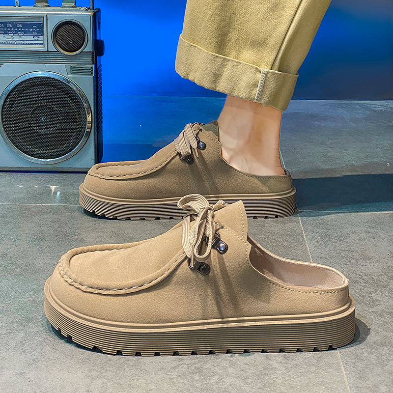Platform Mules Men Backless Lo - Boat Shoe Leather recension och pris