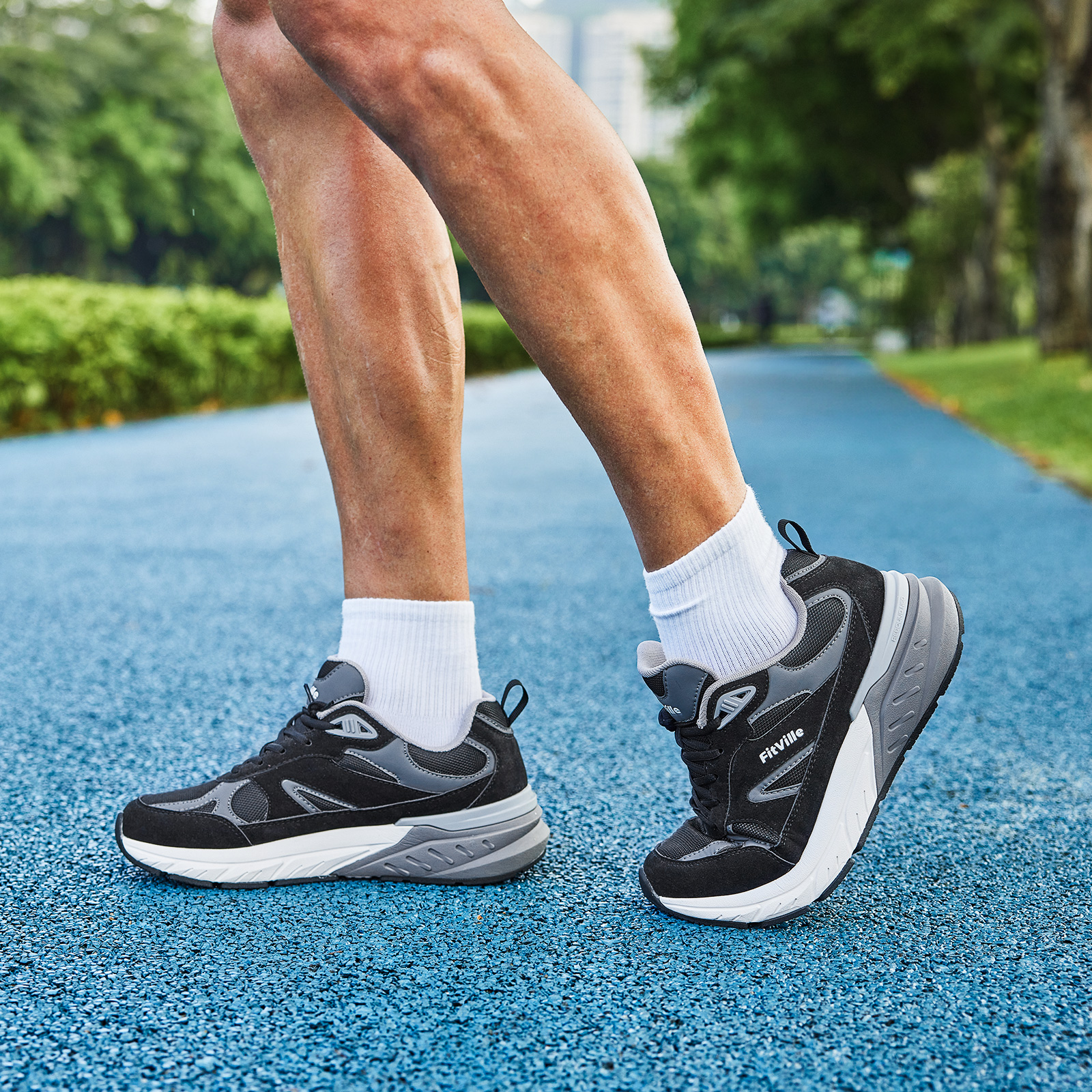 Fitville Walking Shoes Wide Me - Men'S Shoes For Gym recension och pris
