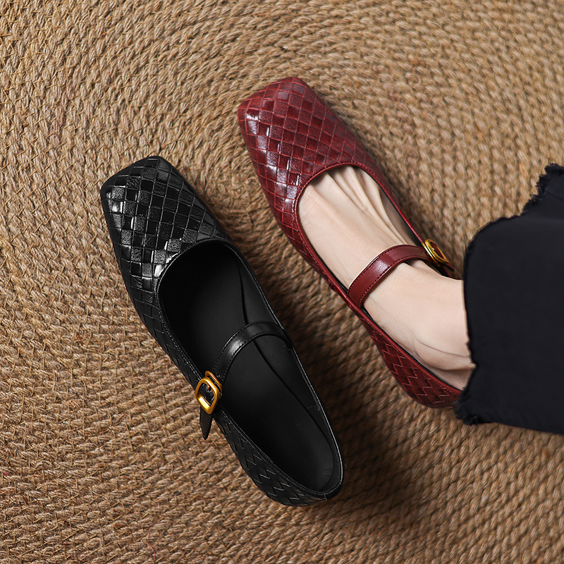 Woven Flat Bottom Mary Jane Wo - Men'S Shoes Comfort recension och pris