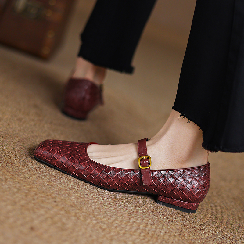 Woven Flat Bottom Mary Jane Wo - Men'S Shoes Comfort recension och pris