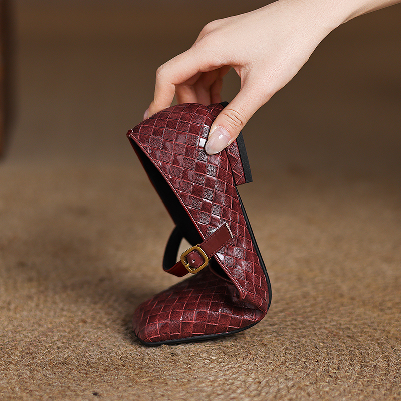 Woven Flat Bottom Mary Jane Wo - Men'S Shoes Comfort recension och pris