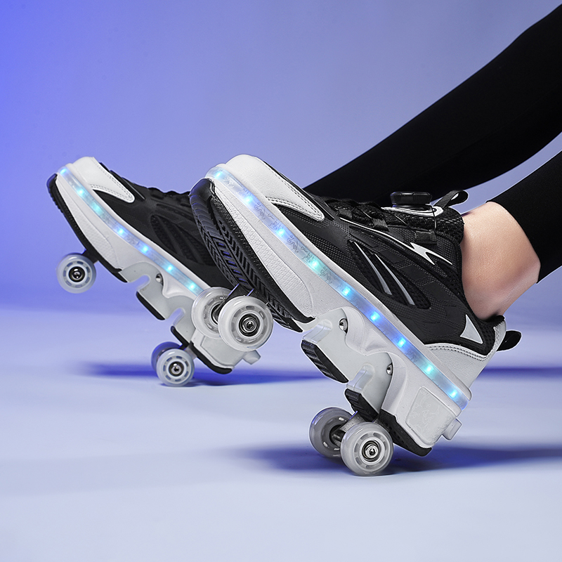 Double-Row Four-Wheel Roller S - Men'S Shoes Professional recension och pris