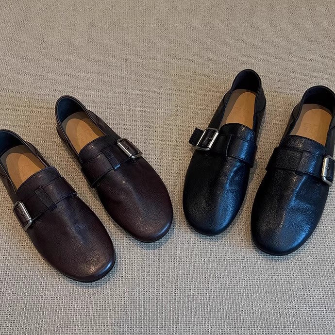 Women Shoes Flats Leather Snea - Boat Shoe Leather recension och pris