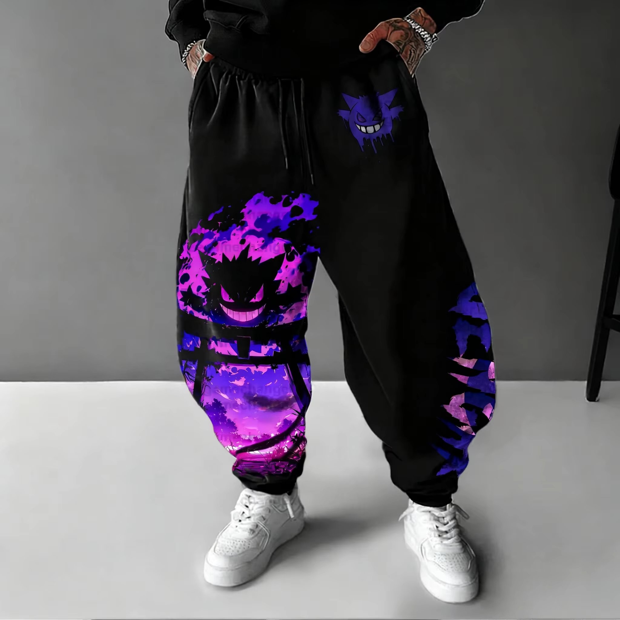 Y2K 2026 Pokemon Gengar Cotton - Men Shoes Joggers recension och pris