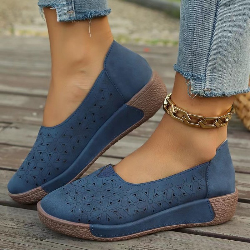 Spring Autumn Women Flats Plat - Boat Shoe Leather recension och pris