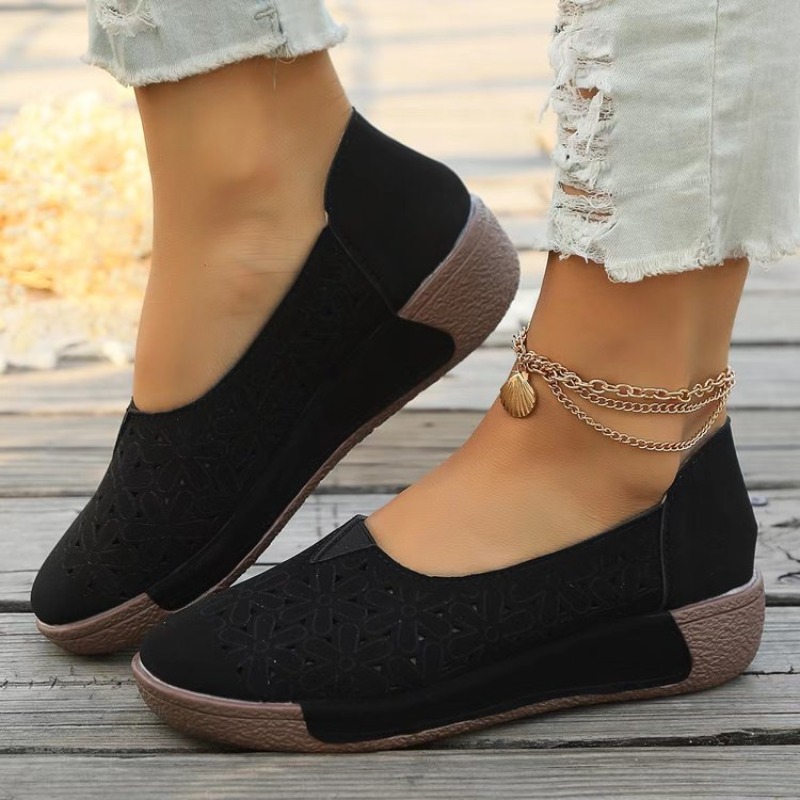 Spring Autumn Women Flats Plat - Boat Shoe Leather recension och pris