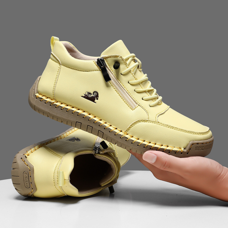 Women's Sneakers Handmade Leat - Men'S Shoes Casual Sneakers recension och pris