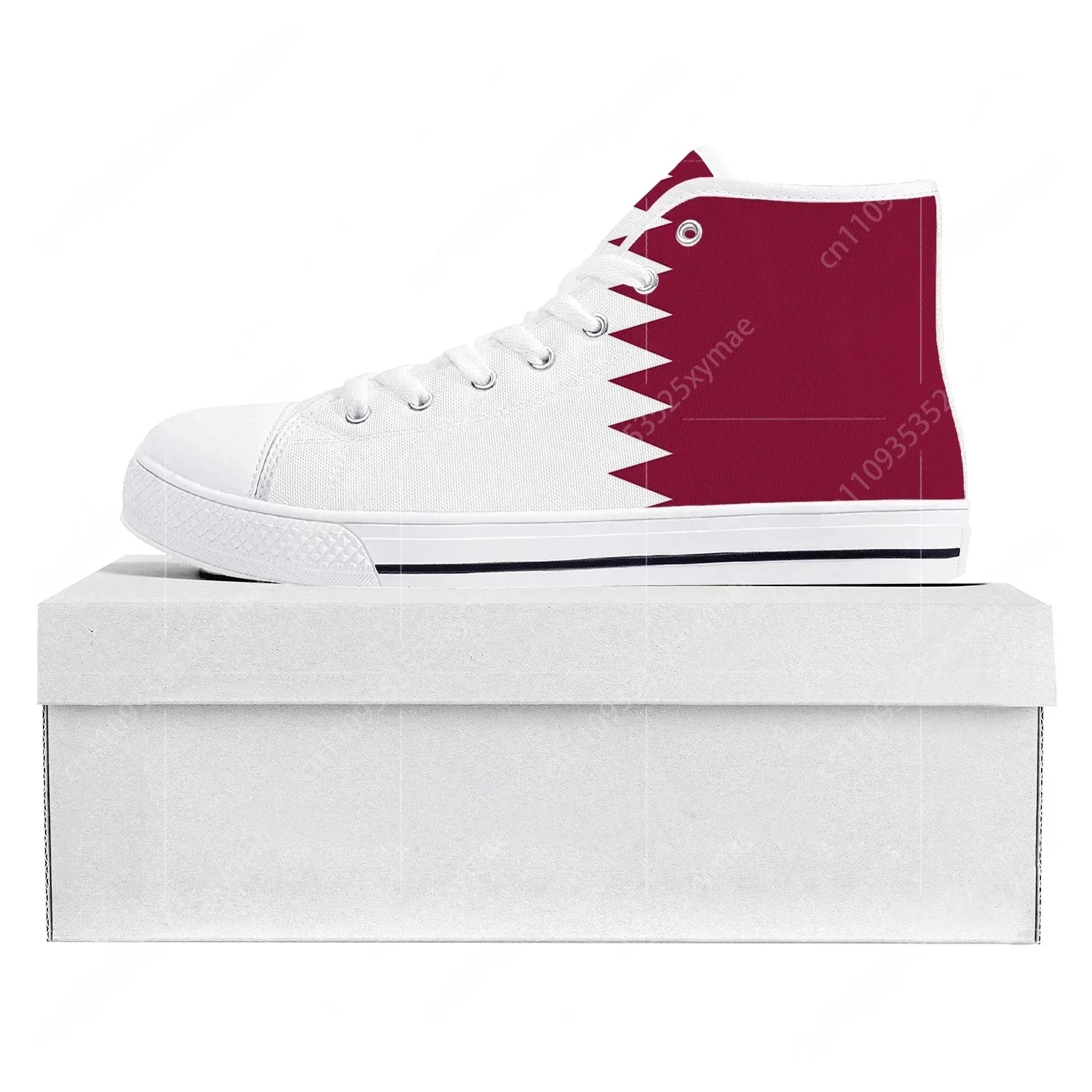 Qatar Flag High Top High Quali - Men Shoes Qatar recension och pris