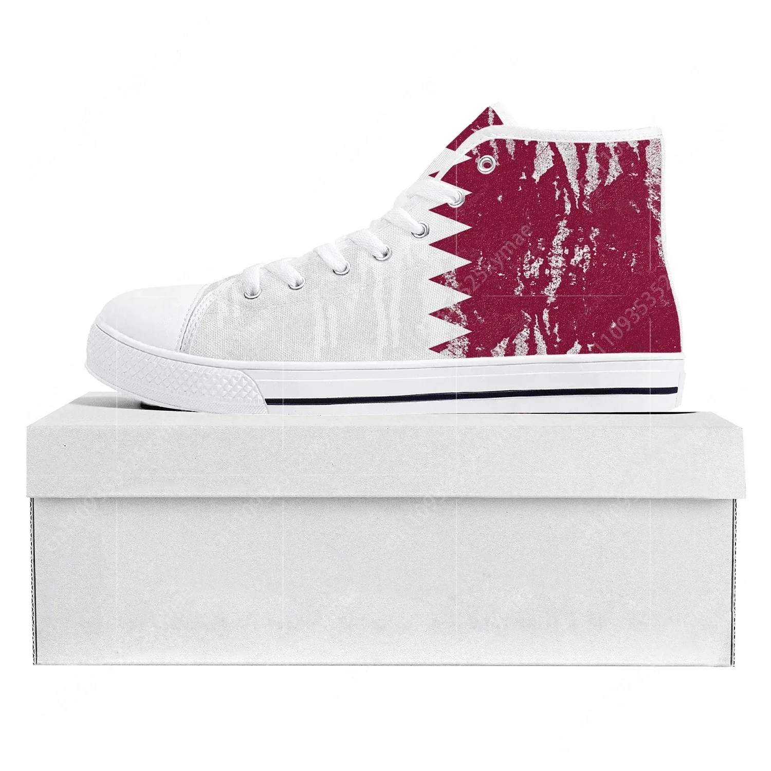 Qatar Flag High Top High Quali - Men Shoes Qatar recension och pris